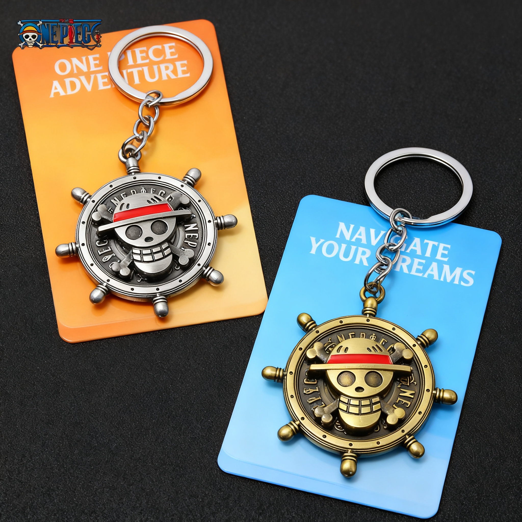 One Piece Straw Hat - One Piece Anime Keychain Luffy Straw