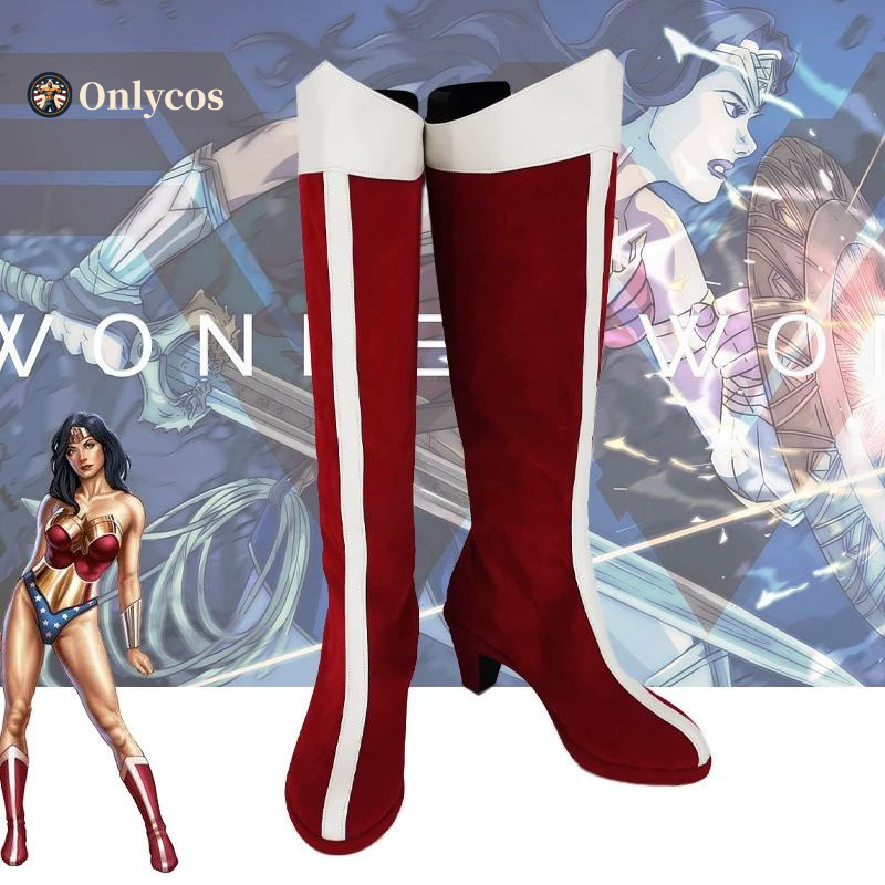 Anime Cosplay Swimsuit - Wonder Cosplay Woman Shoes Halloween Party