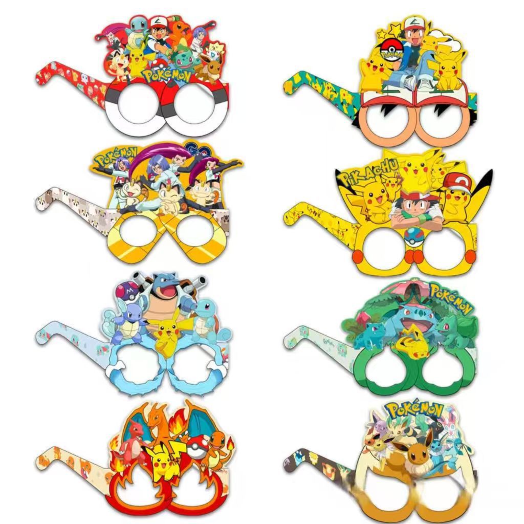 Pokémon-themed paper glasses.  - Anime Cosplay Props recensie en prijs