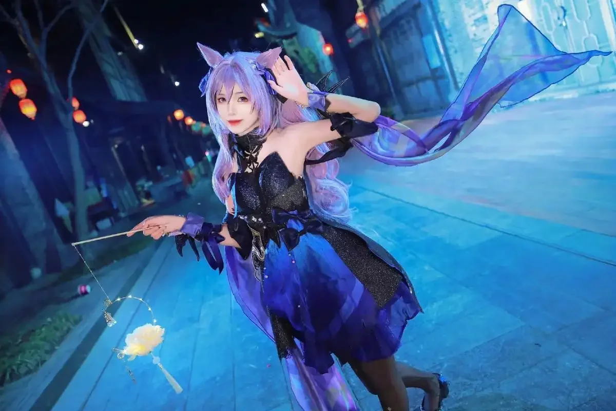 Genshin Impact Keqing Opulent  - Anime Cosplay Japanese recensie en prijs