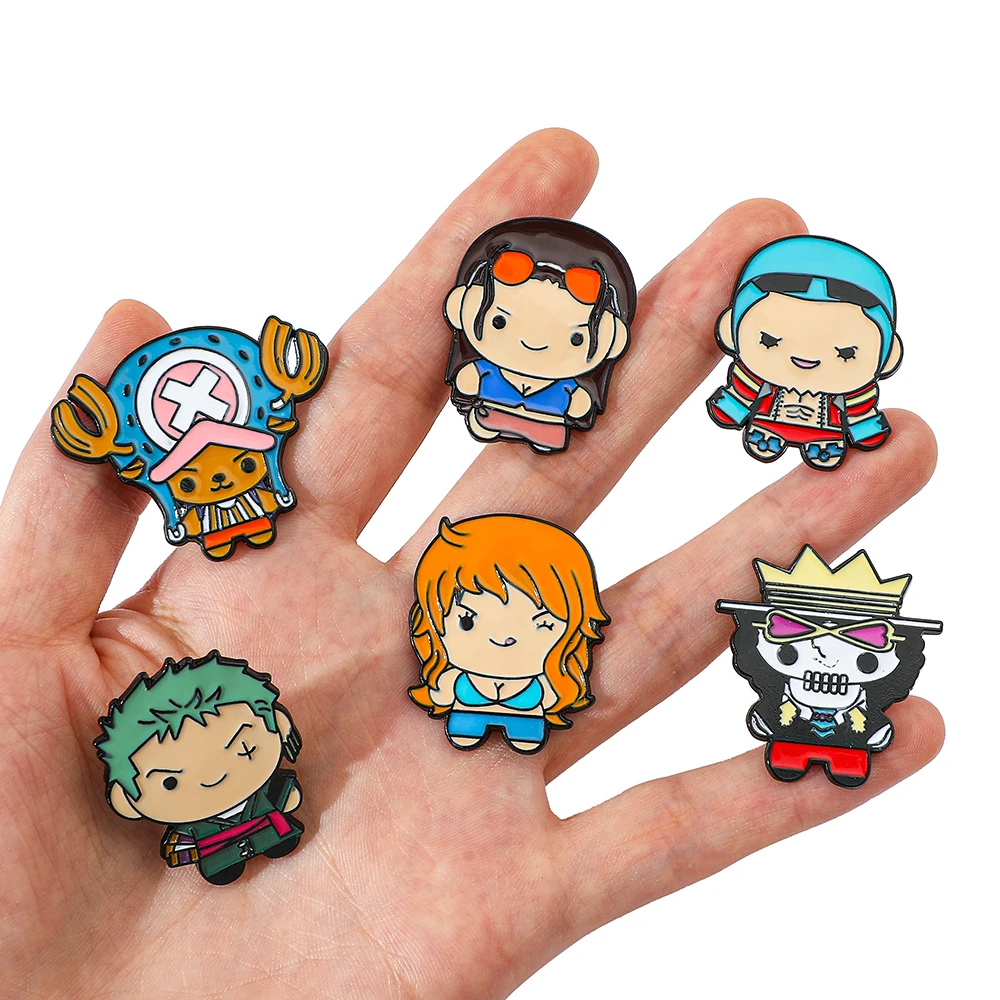 9 Pcs Creative Cartoon Brooch  - Anime Cosplay One Piece recensie en prijs