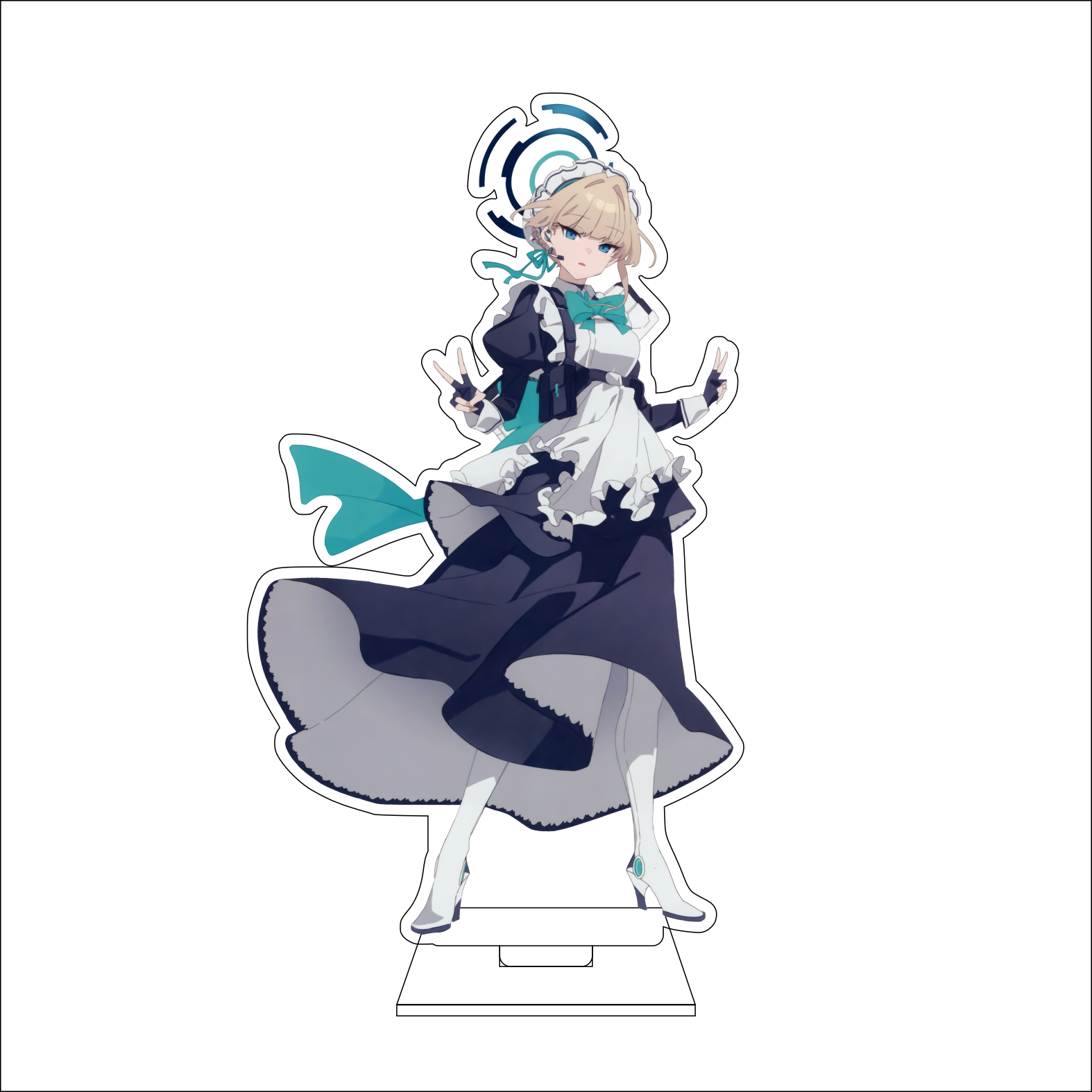 16CM Anime Blue Archive Cospla - Anime Cosplay Props recensie en prijs