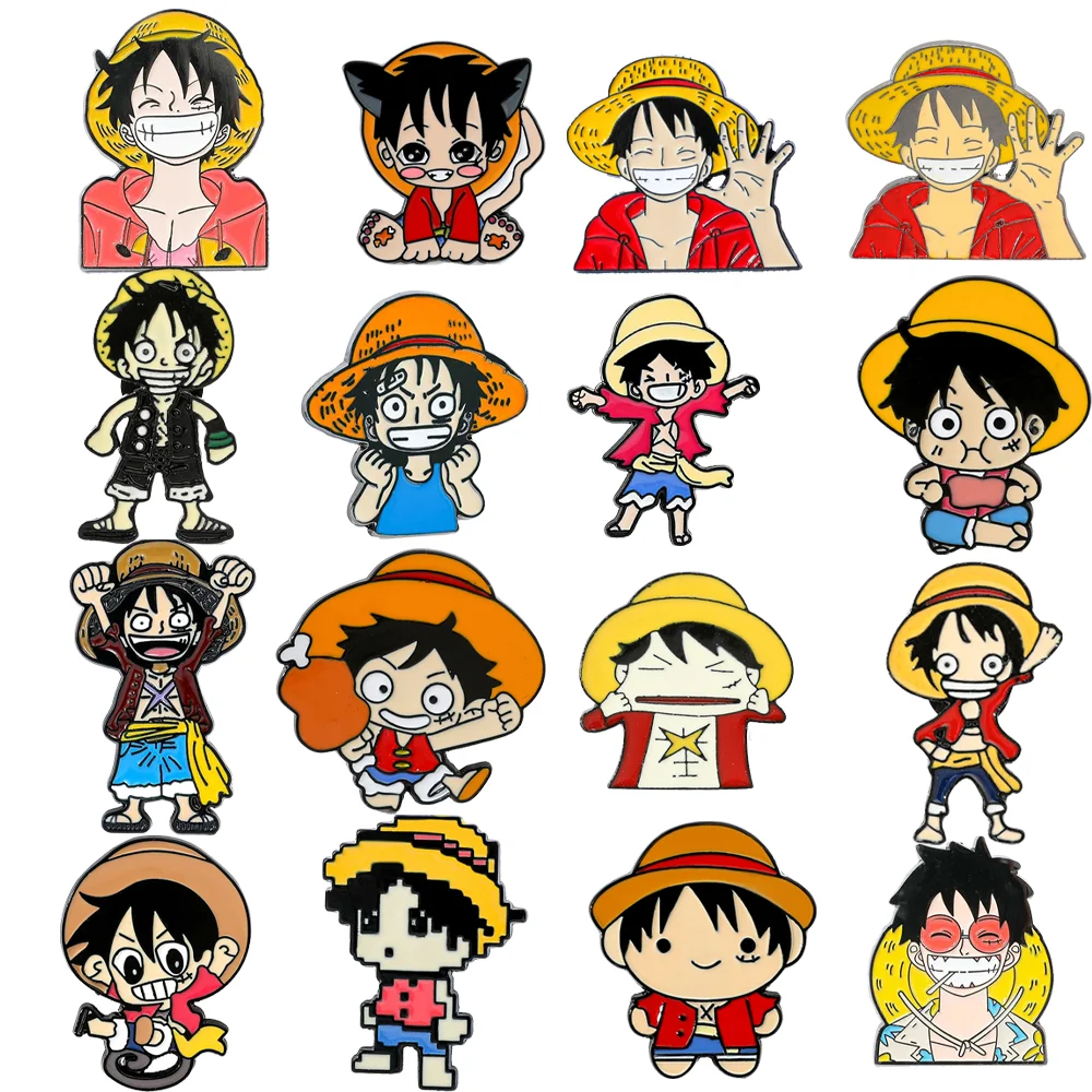 16 Pcs Cartoon Character Brooc - Anime Cosplay One Piece recensie en prijs