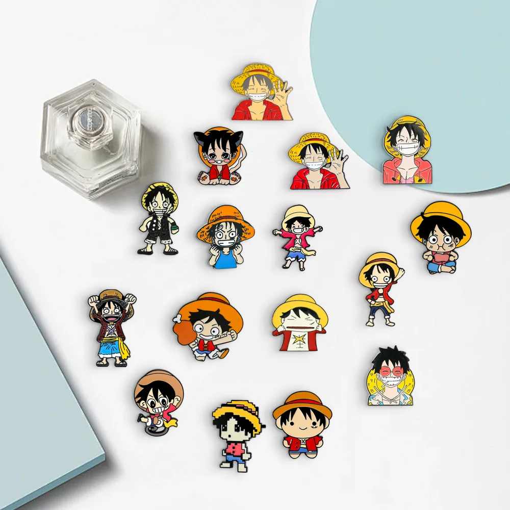 16 Pcs Cartoon Character Brooc - Anime Cosplay One Piece recensie en prijs