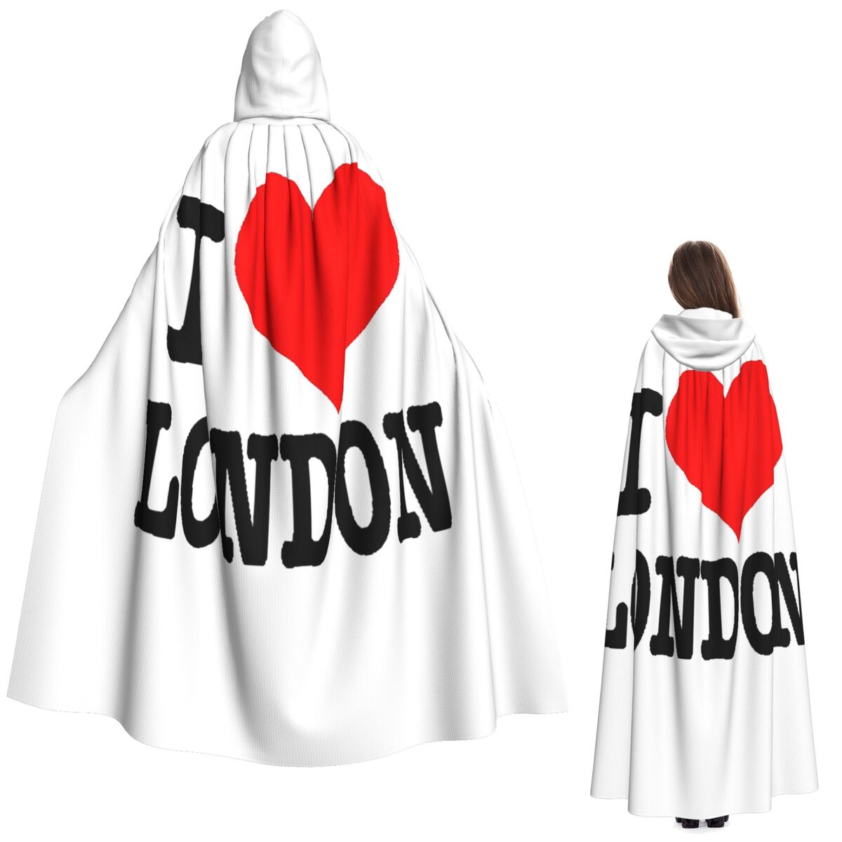 London UK England Long Hooded  - Anime Cosplay London recensie en prijs