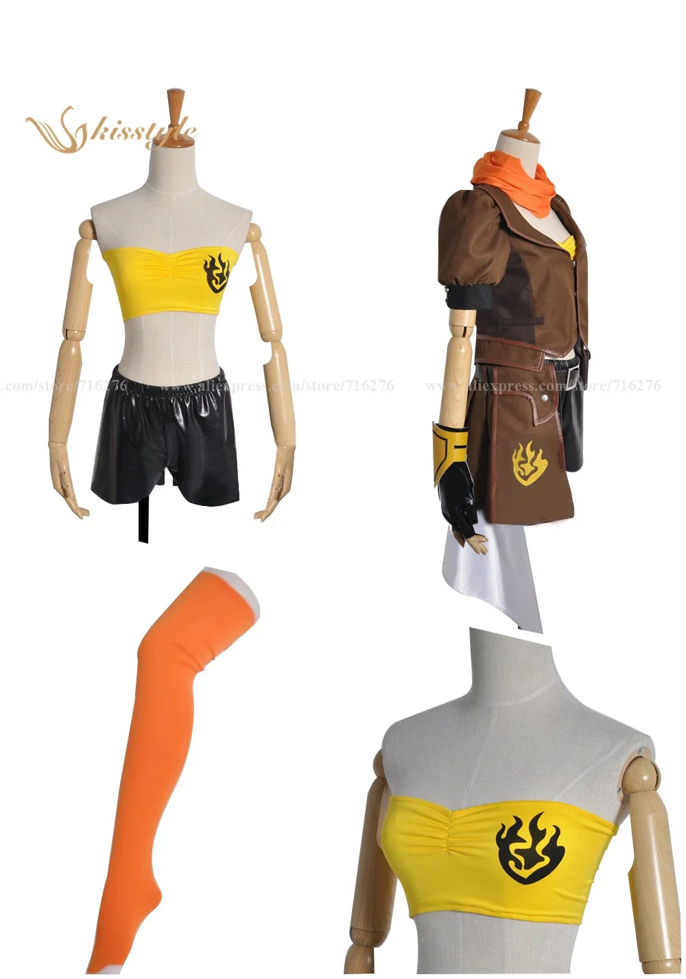 Anime anime ruby Yellow Traile - Anime Yang Cosplay recensie en prijs