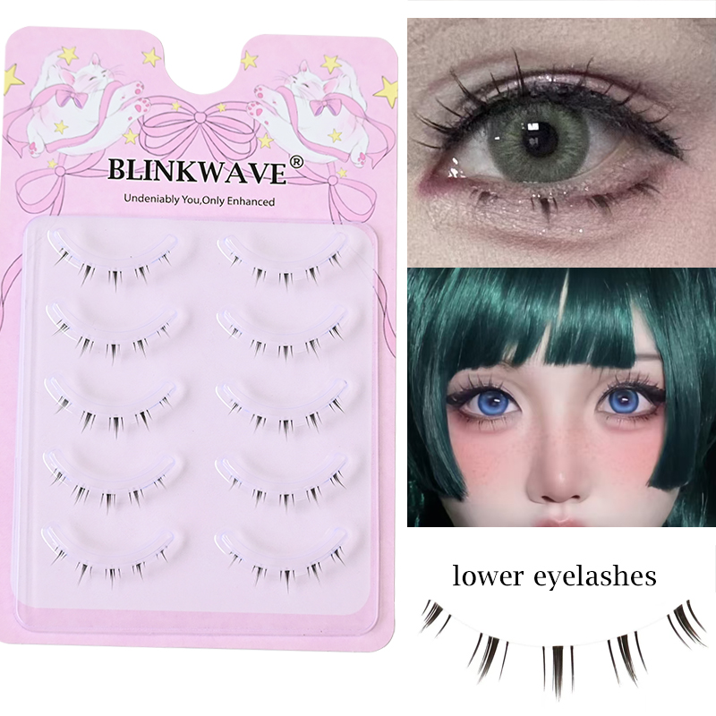Manga Lower Strip Lashes Natur - Anime Cosplay Eye Makeup recensie en prijs