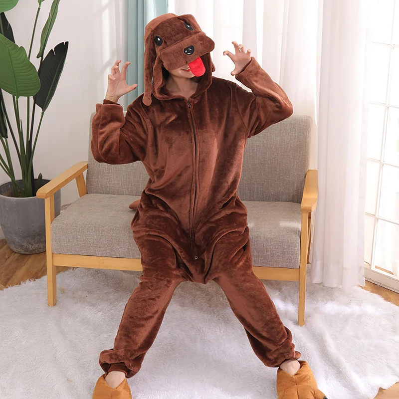 Soft Teddy Dog Pajamas Kigurum - Anime Cosplay One Piece recensie en prijs