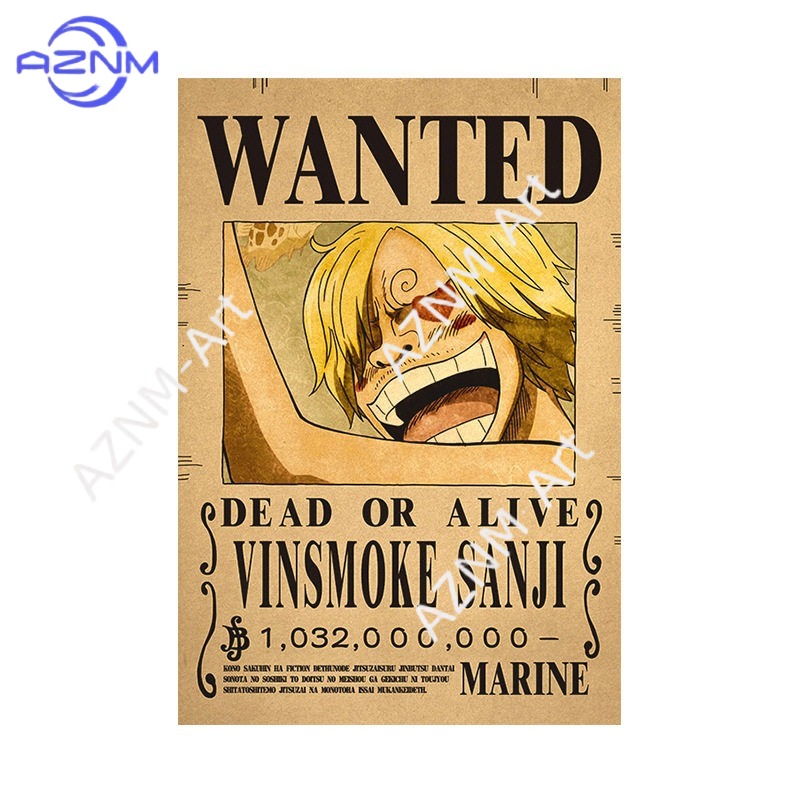Borderless One Piece Wanted Po - One Piece Straw Hat recensie en prijs
