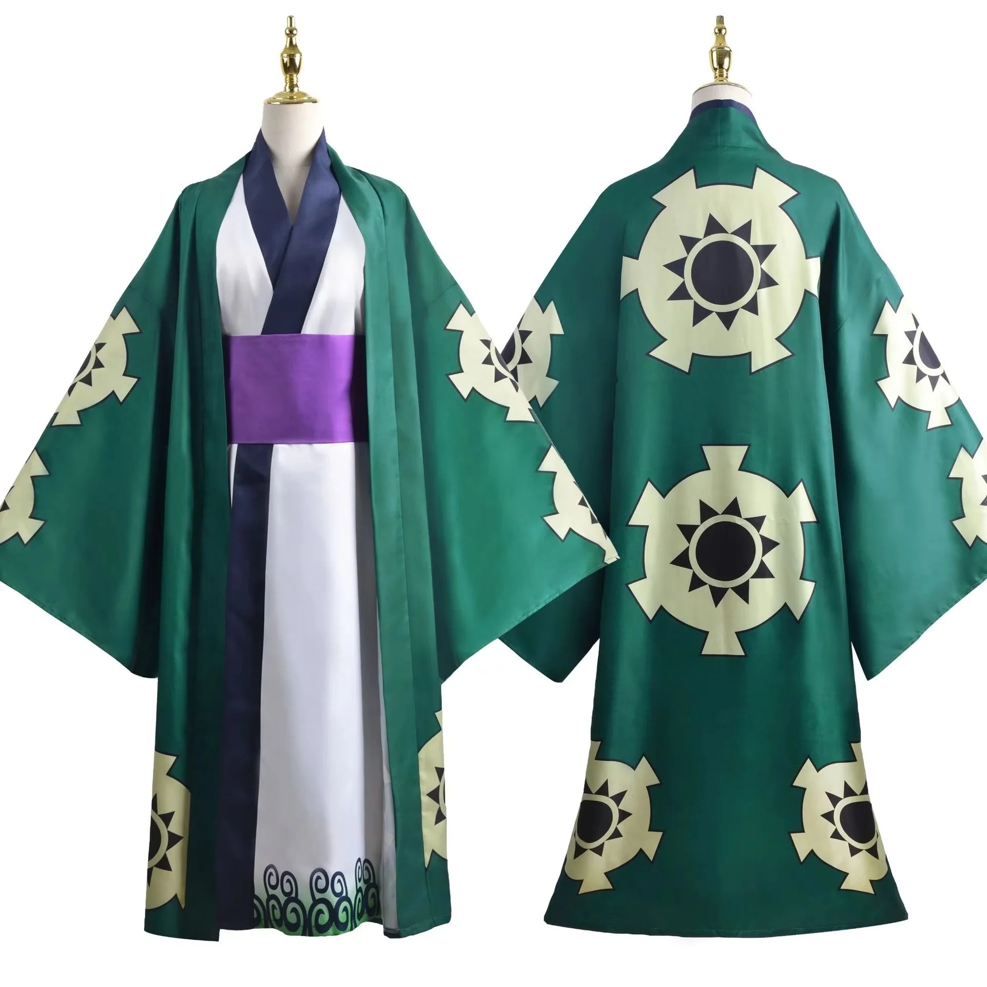 Green Roronoa Zoro Kimono Cosp - Anime Cosplay One Piece recensie en prijs