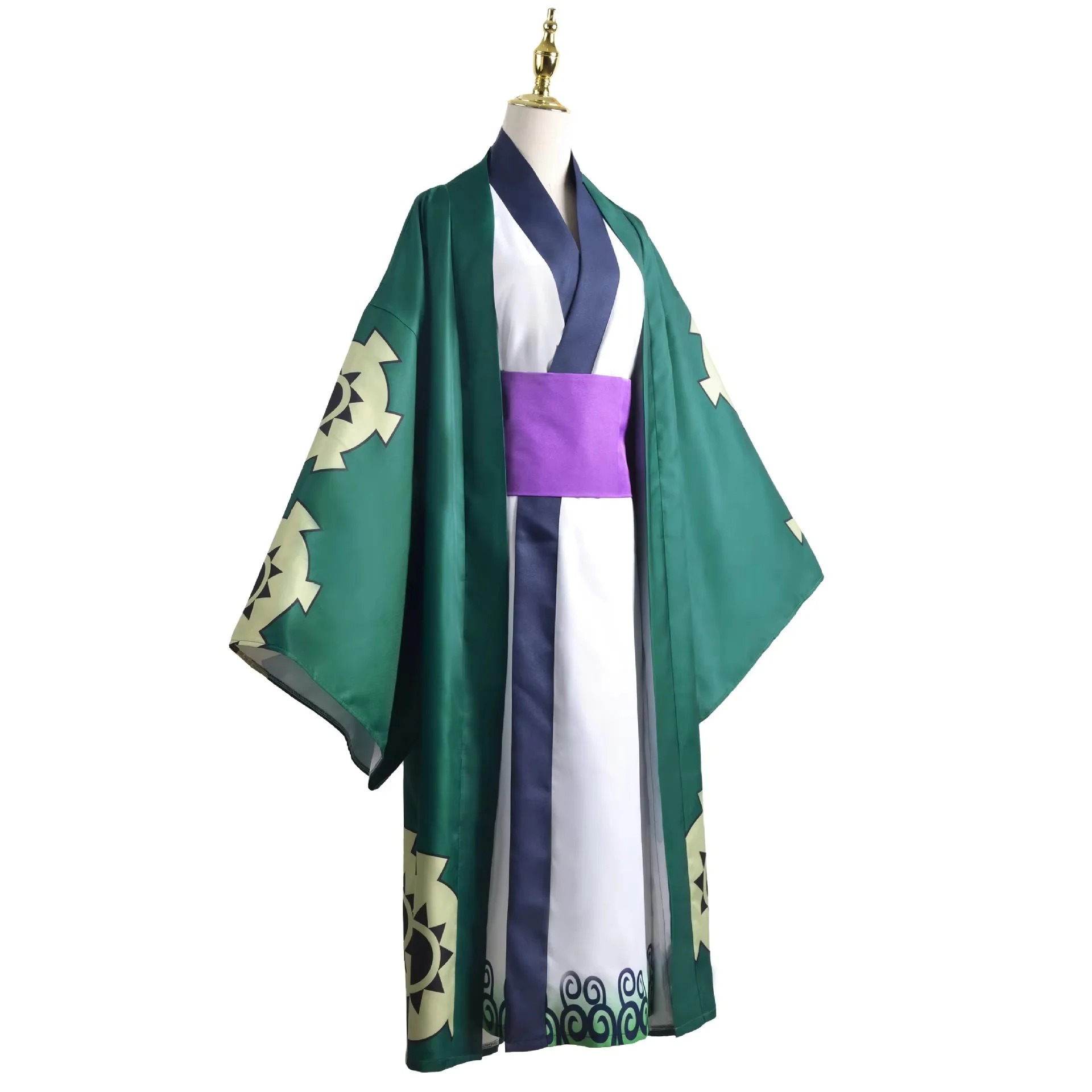 Green Roronoa Zoro Kimono Cosp - Anime Cosplay One Piece recensie en prijs