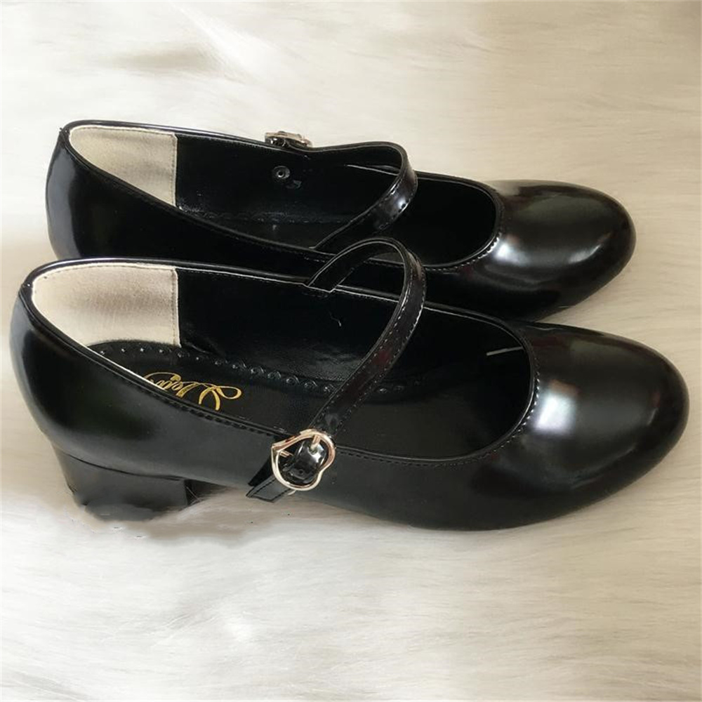 Low Heel Round Head PU Shoes G - Cosplay Korean Anime recensie en prijs