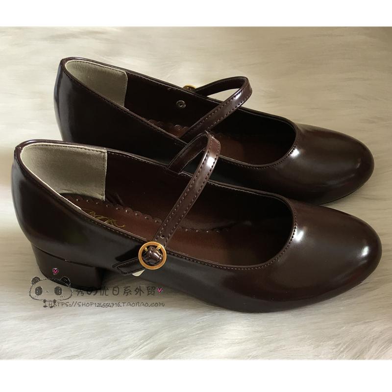 Low Heel Round Head PU Shoes G - Cosplay Korean Anime recensie en prijs