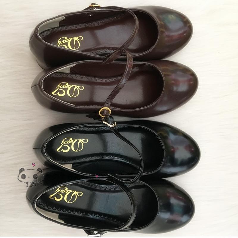 Low Heel Round Head PU Shoes G - Cosplay Korean Anime recensie en prijs