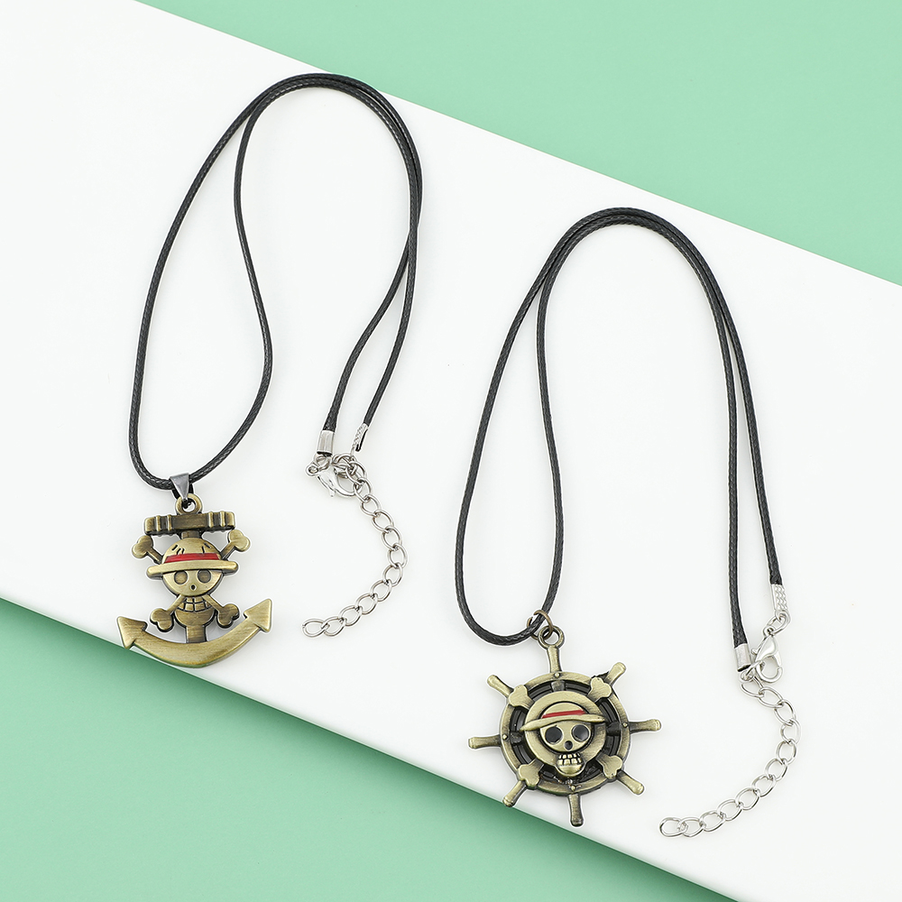 One Piece Skull Logo Necklace  - Anime Cosplay One Piece recensie en prijs