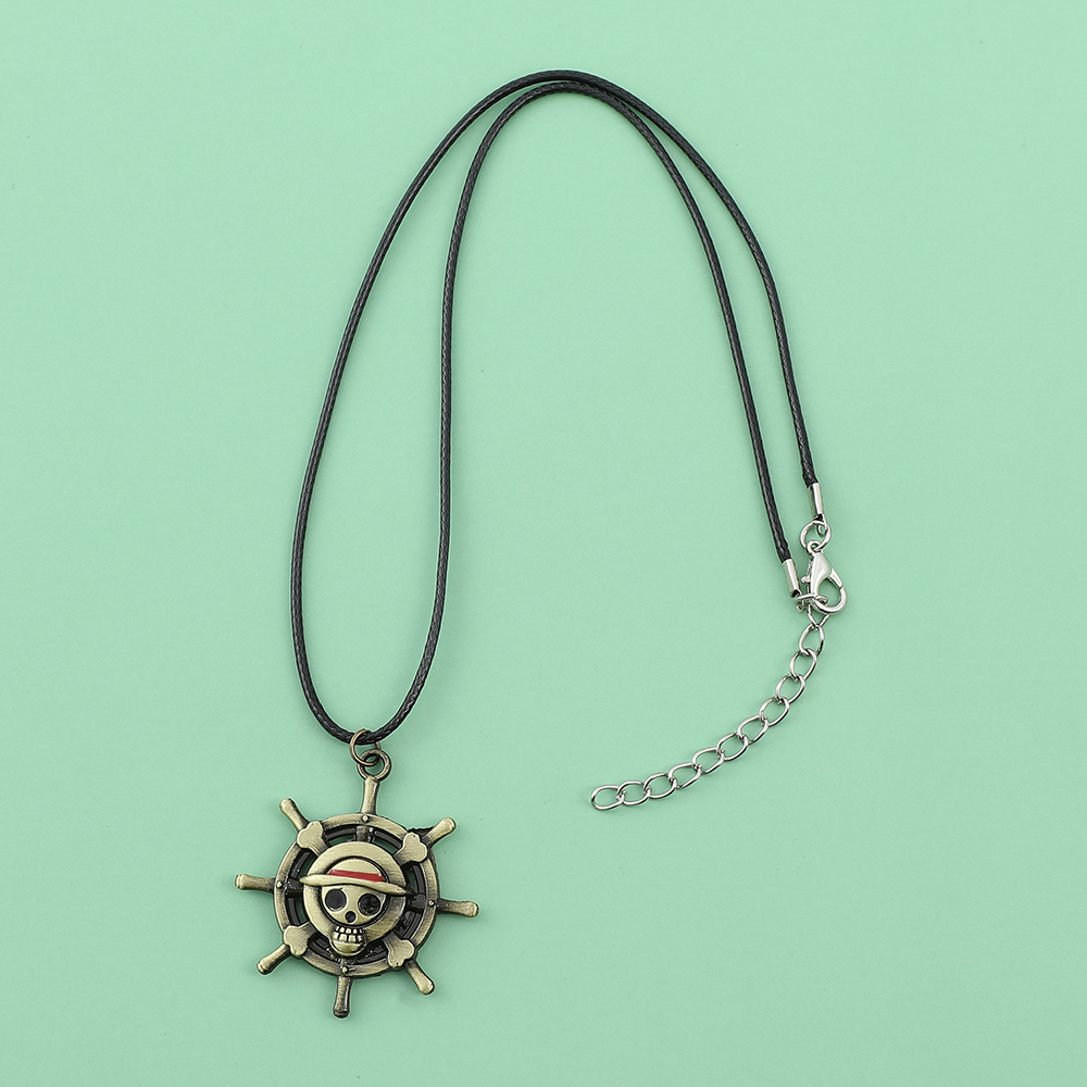 One Piece Skull Logo Necklace  - Anime Cosplay One Piece recensie en prijs