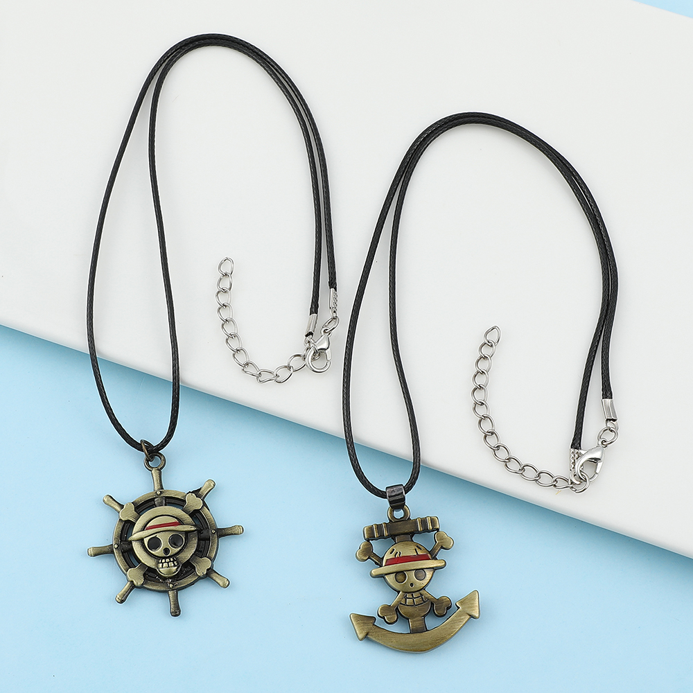 One Piece Skull Logo Necklace  - Anime Cosplay One Piece recensie en prijs